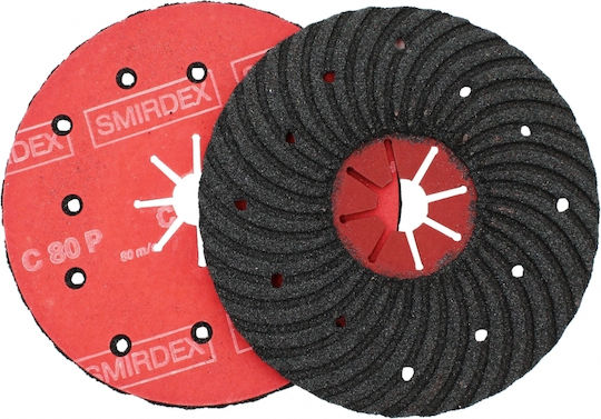Smirdex Super Fiber Grinding Disc Construction Materials P80 125mm Set 1pcs