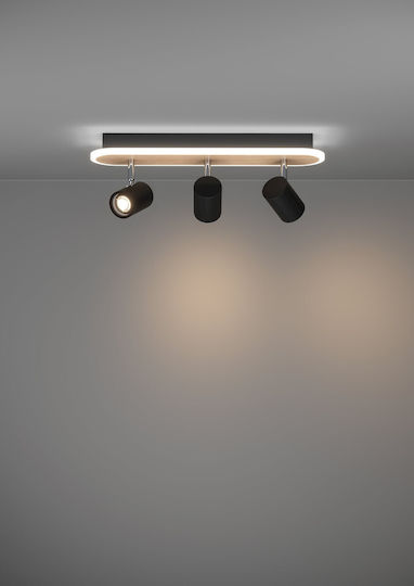 Eglo LED Θερμό Λευκό Σποτ σε Καφέ Χρώμα