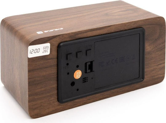 Evelatus Digital Wooden Tabletop Clock Evelatus Digital Wooden Tabletop Clock