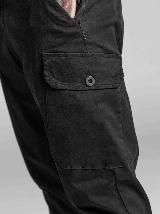 Trousers Cargo in Regular Fit Black