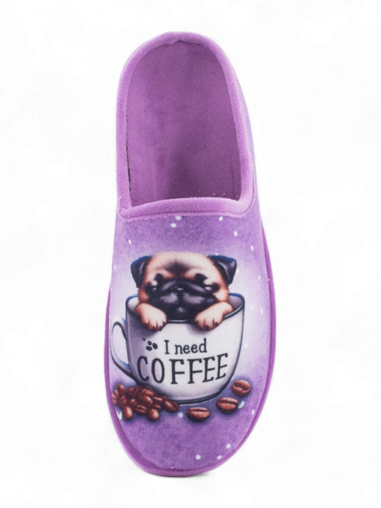 Winter Women's Slippers Purple