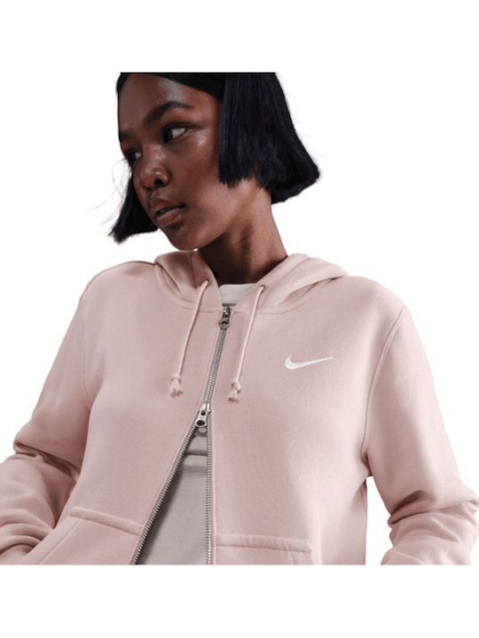 Women's Sweatshirt Jacket Hooded Pink