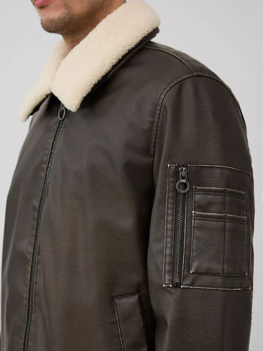 Red Label Geacă Bomber Maro