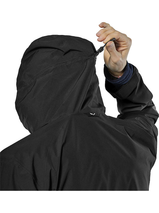 Puez Catinaccio 2 Twr Hd Winter Hardshell Waterproof and Windproof Black Jacket