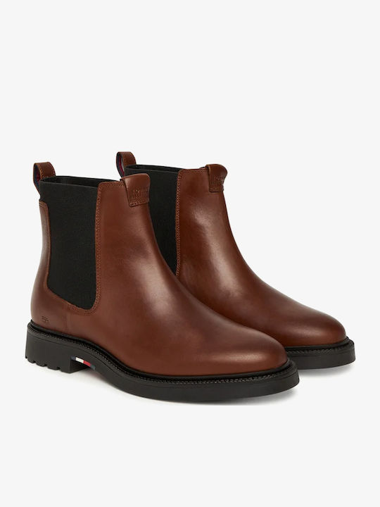 Leather Tabac Brown Chelsea Boots