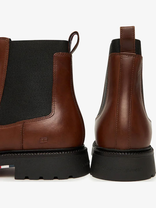Leather Tabac Brown Chelsea Boots