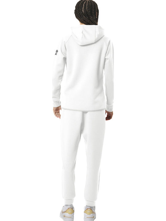 Sweatpants Wide Fleece White