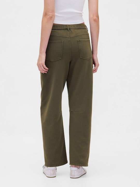 Sweatpants Black Moss Green
