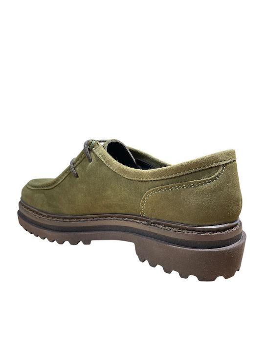Damen Loafers in Grün Farbe