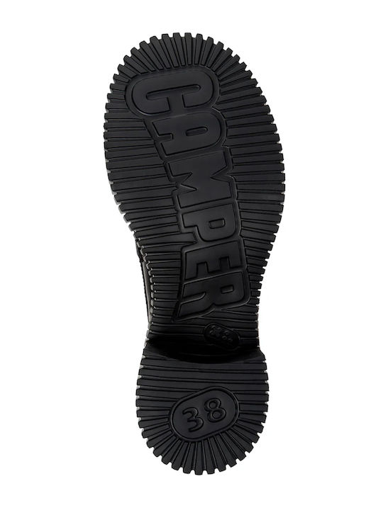 Δερμάτινα Γυναικεία Loafers σε Μαύρο Χρώμα