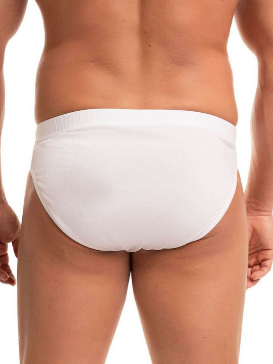 Slipuri pentru bărbați White 1Pachet
