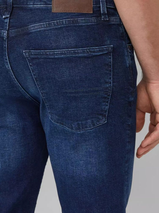 Nelio Ανδρικό Παντελόνι Τζιν με Regular Εφαρμογή Denim Blue