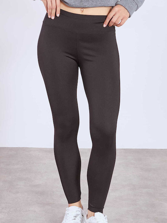 Celestino Women's Leggings Raw Hem Slim Fit Black