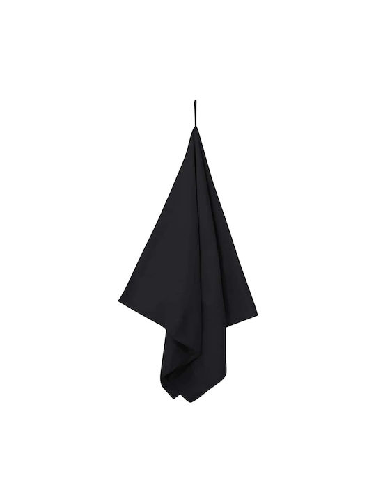 vidaXL Black Gym Towel 140x70cm