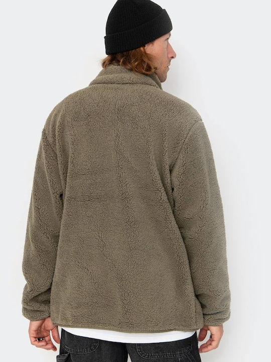 Rugged Ridge Men's Fleece Cardigan Gray