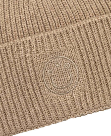 Beanie Feminin Căciulă Tricotat în culoarea Bej