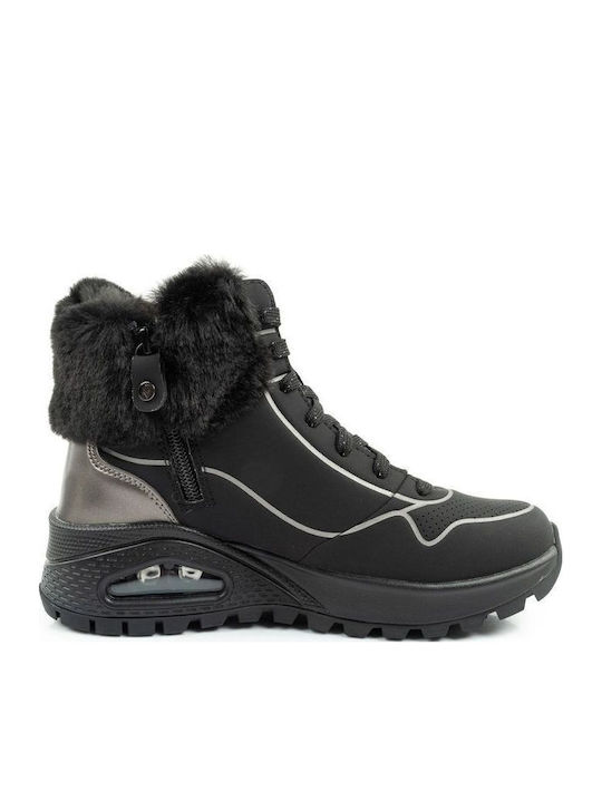 Skechers Skechers Women's Hiking Shoes Black Uno Rugged