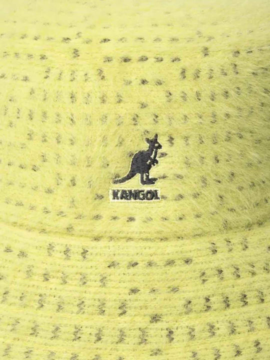 Kangol Knitted Women's Bucket Hat Yellow