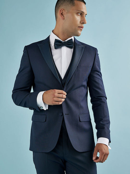 Herrenanzug mit Weste Blue