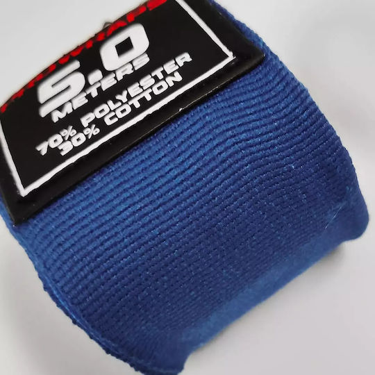 Kampfsport Handwickel Olympus Pro-wrap Elastisch 500cm Blau