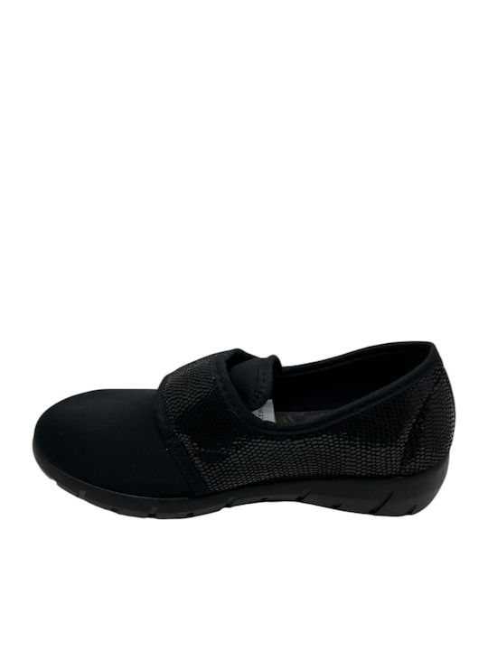 Γυναικεία Slip-On Πάνινα Μαύρα