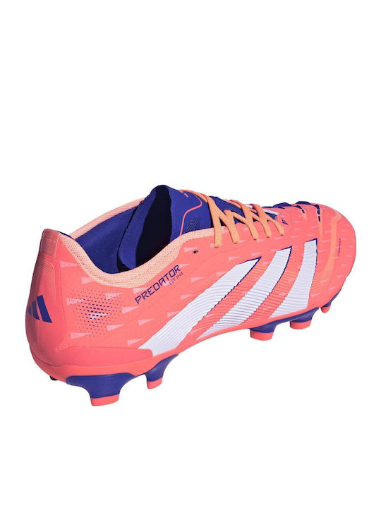 adidas Predator Pro Football Shoes with Cleats Orange