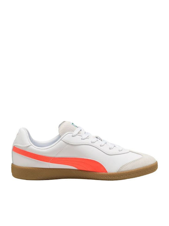PUMA King 21 Fußballschuhe Halle Weiß