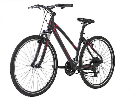 Carrera T2000 Vb Trk 28" 2025 Schwarz Fahrrad Trekking mit 21 Geschwindigkeiten