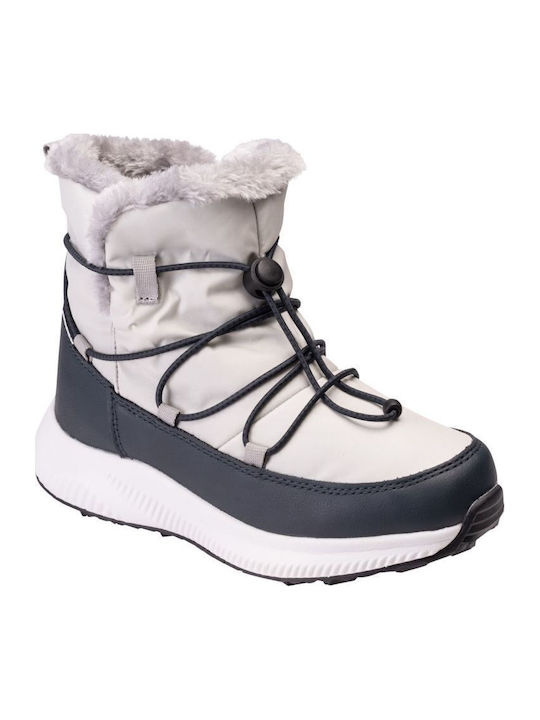 Synthetic Leather Snow Boots with Rubber Pink