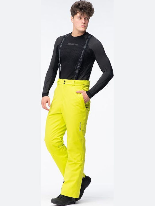 Iguana 92800621865 Men's Trousers for Ski & Snowboard Yellow