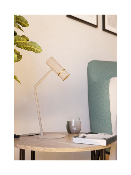 Eglo Office Lamp for Socket GU10 in Beige Color