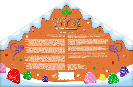 NYX Professional Makeup Gingerbaddie Land Makeup Set for the Lips 7pcs