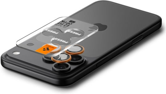 Spigen Optik Pro Glas.tr ”ez Fit” Camera Protector 2-pack Iphone 14 Pro Max 15 Pro Max 16 Pro Max 17 Pro Max Orange