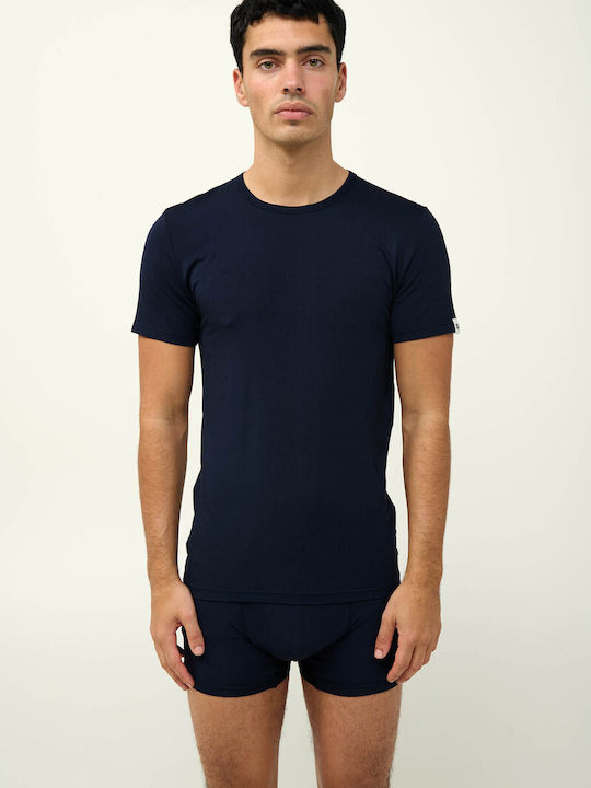 Tricou de Corp Bărbătesc cu Mâneci Scurte Bordeaux