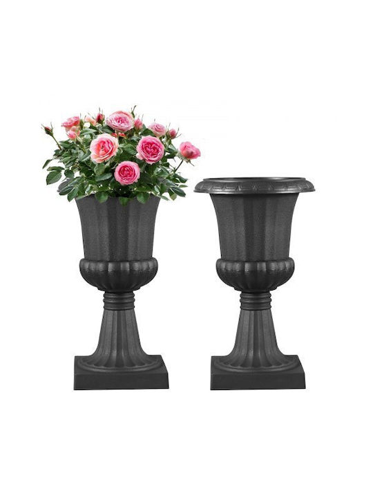 Vevor Planter Box Plastic Black 25x42cm.