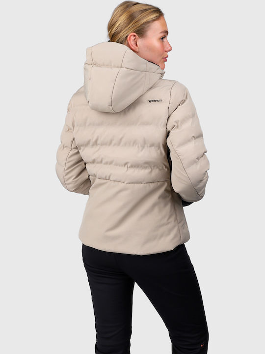 Brunotti Lapista Fungi 2522200203-4008 Γυναικείο Μπουφάν για Σκι & Snowboard Μπεζ