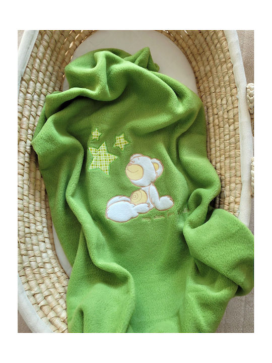 My Sweet Baby Κουβέρτα Fleece Πράσινη