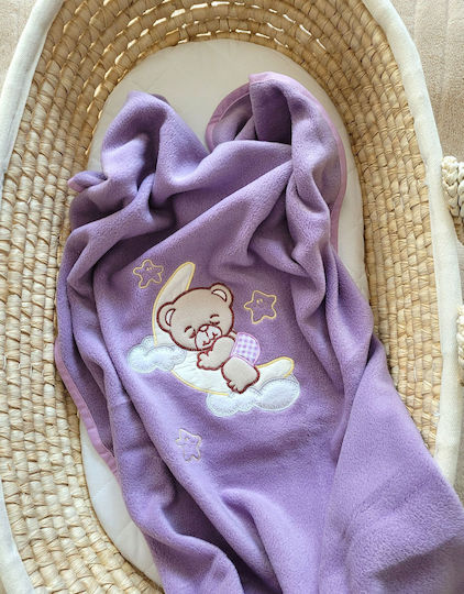 My Sweet Baby Blanket Fleece Purple