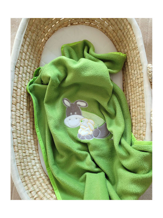 My Sweet Baby Κουβέρτα Fleece Πράσινη