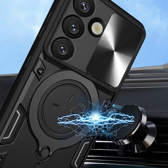 Techsuit Camguard Back Cover Silicone Black (Oppo A5 Pro)