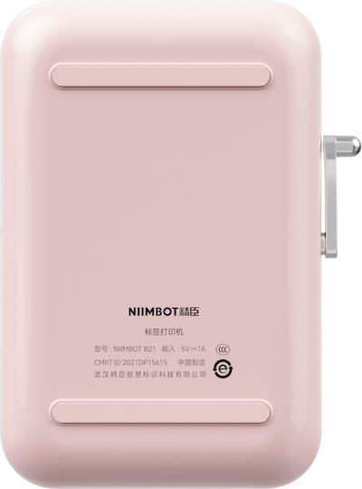 Niimbot B21s Handheld Label Maker in Pink Color