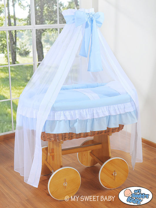 My Sweet Baby Baby Moses Korb mit Basis Blau
