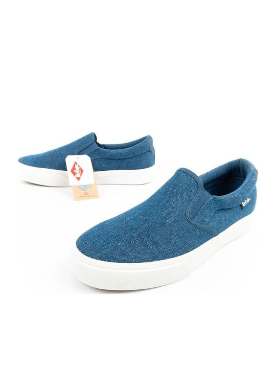 Πάνινα Ανδρικά Slip-On Μπλε