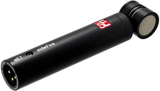 SE Electronics sE7 sideFire Кондензатор (Малка диафрагма) Микрофон XLR Шоково монтиран за Студио в Черен Цвят