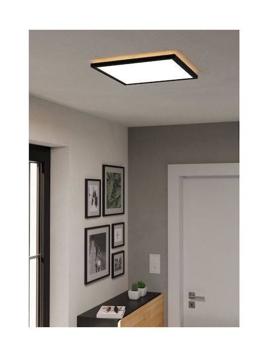 Eglo Outdoor Ceiling Light with Integrated LED in Black Color 901456