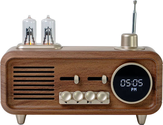 Old Street Audio AS32 Vintage Retro cu Bluetooth și USB Maro