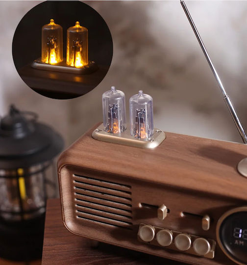Old Street Audio AS32 Vintage Retro cu Bluetooth și USB Maro