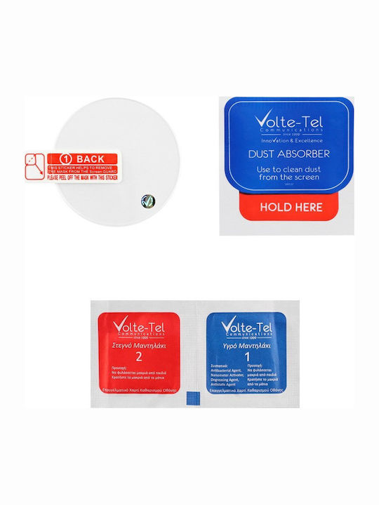 Volte-Tel 0.26mm 2.5D Full Glue Full Face Tempered Glass for the Galaxy Watch 4 40mm 1pcs 8306877
