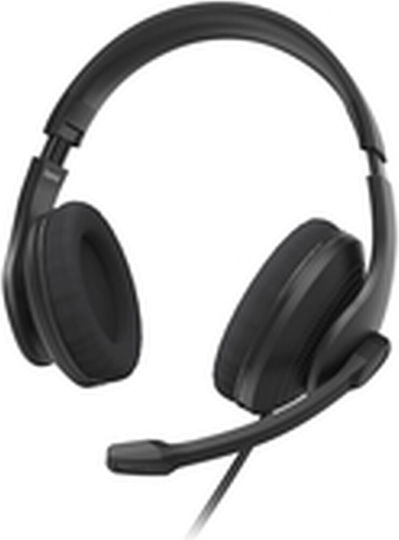 HAMA Auf dem Ohr Multimedia-Headsets mit Mikrofon und Verbindung USB-A in Schwarz Farbe 00139935