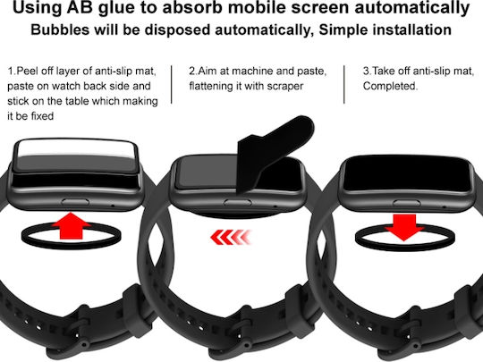 Hd Watch Protective Film Tempered Glass για το Huawei Band 8 1τμχ EDA004913703